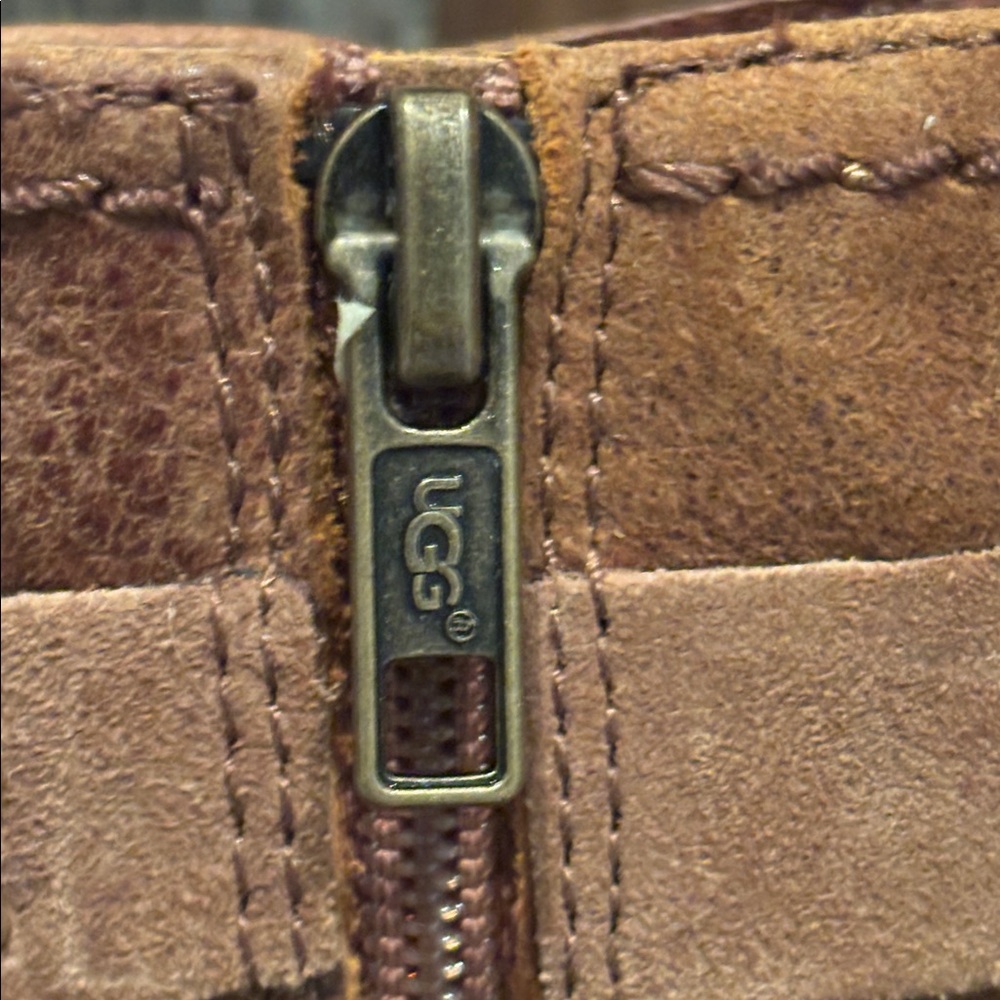 UGG Tan Heeled Boots for Women - Picture 4 of 17